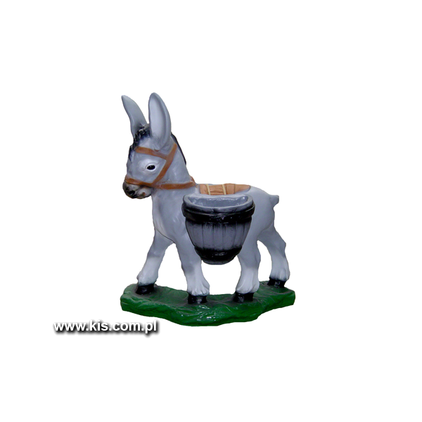 Donkey with a saddle pack