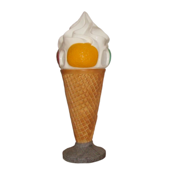 Lód śmietnik z kulami