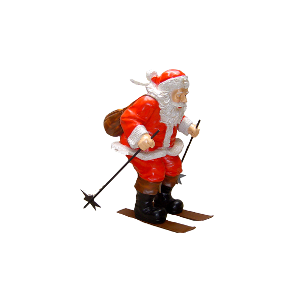Mikołaj na nartach
