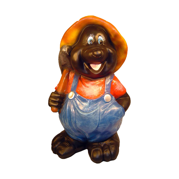 Kret duży z młotkiem