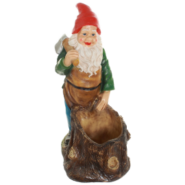 Gnome with stump