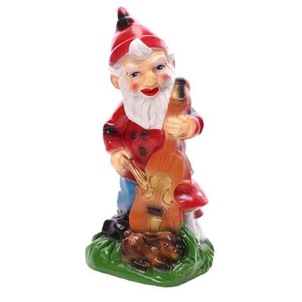 Gnome with a double-bass