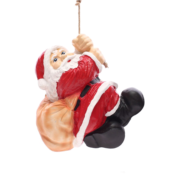 Santa Claus on the rope