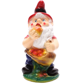 Gnome with apples