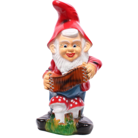 Gnome with an accordion