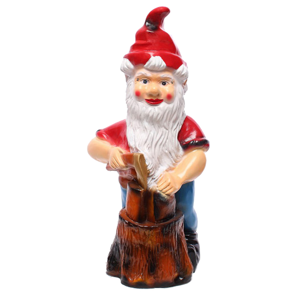 Gnome the lumberjack