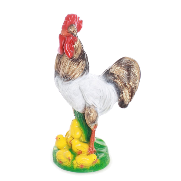 Kogut z kurczętami