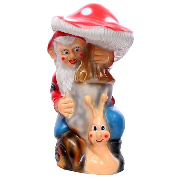 Gnome with a snail