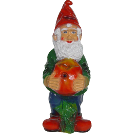 Gnome with an apple
