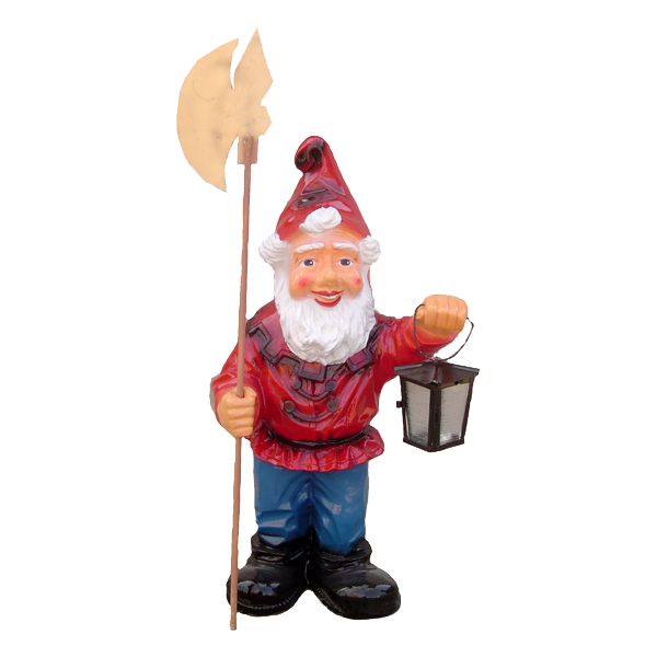 Halabardnik z lampą el.