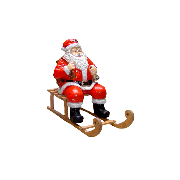 Santa Claus on the sledge