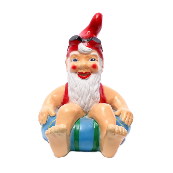 Gnome in a lifebelt
