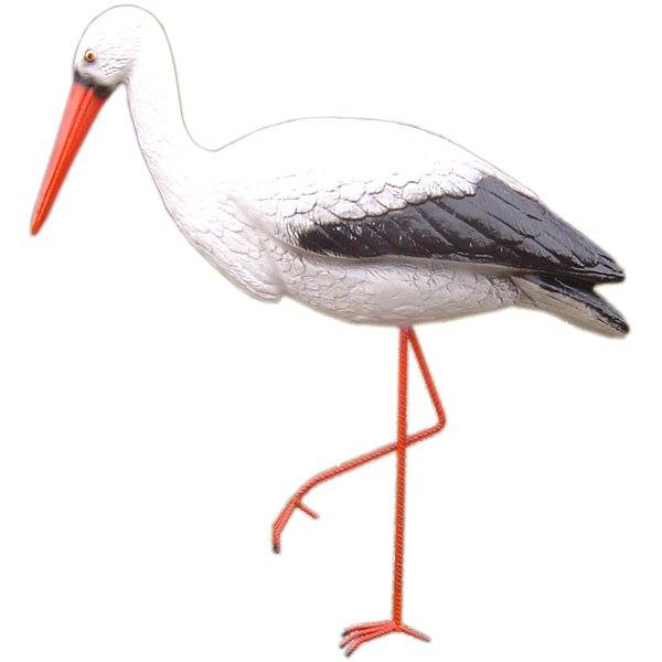 Small stork (metal leg)